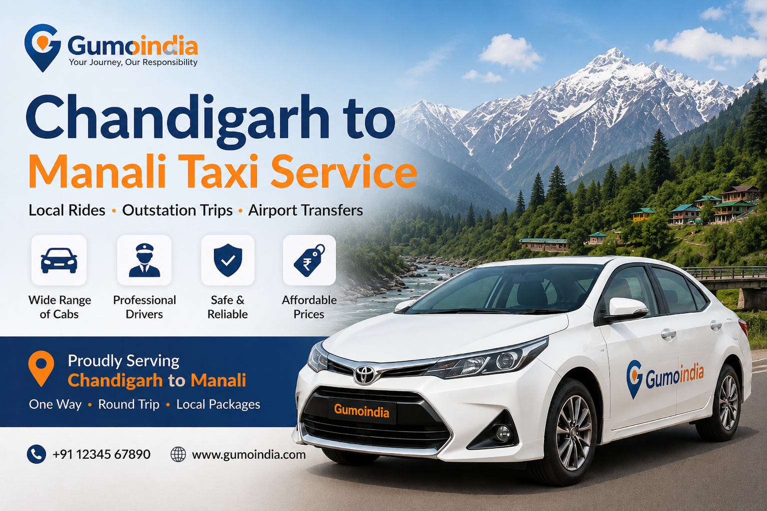 CHANDIGARH TO MANALI