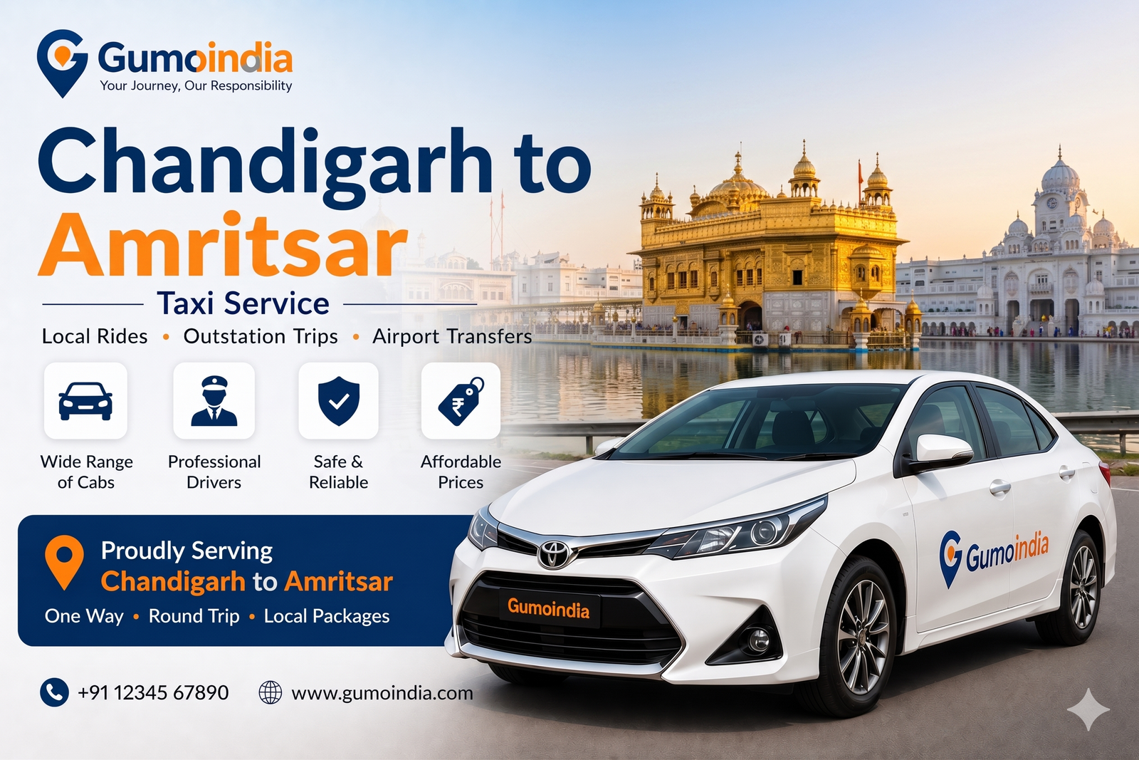 chandigarh to amritsar