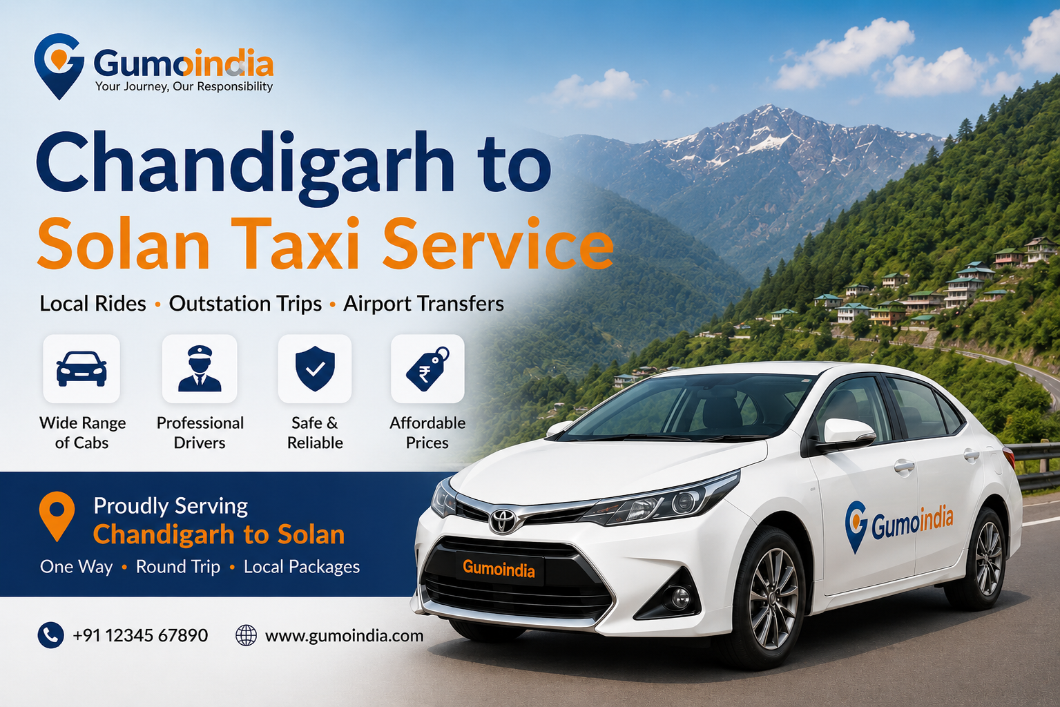 CHANDIGARH TO SOLAN