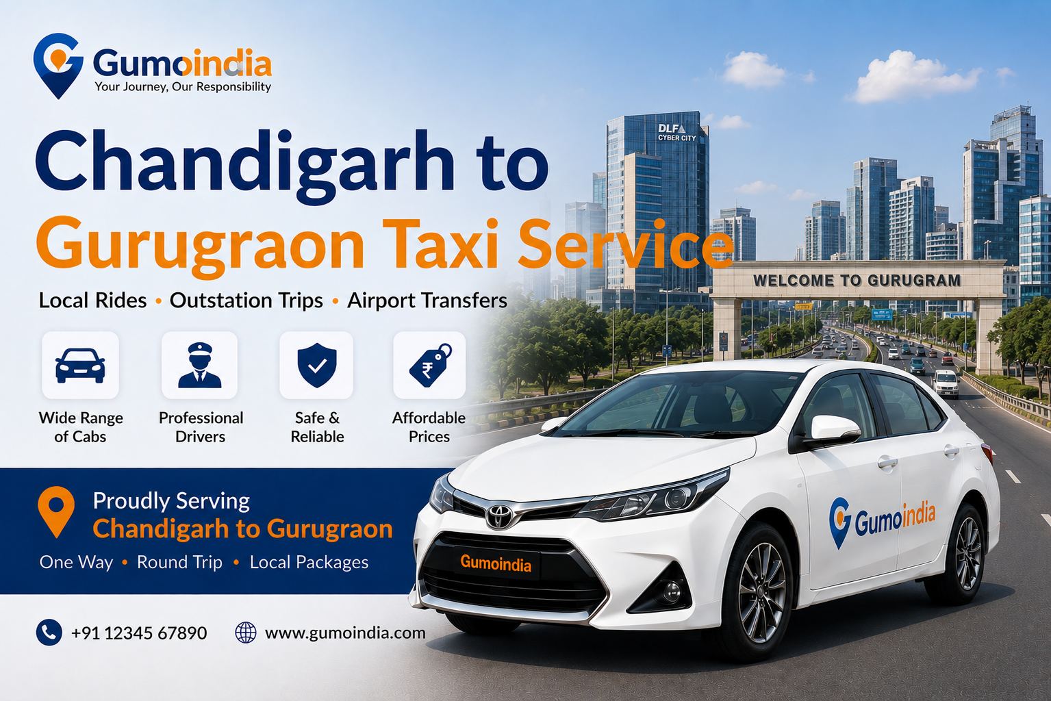 chandigarh to gurgoan