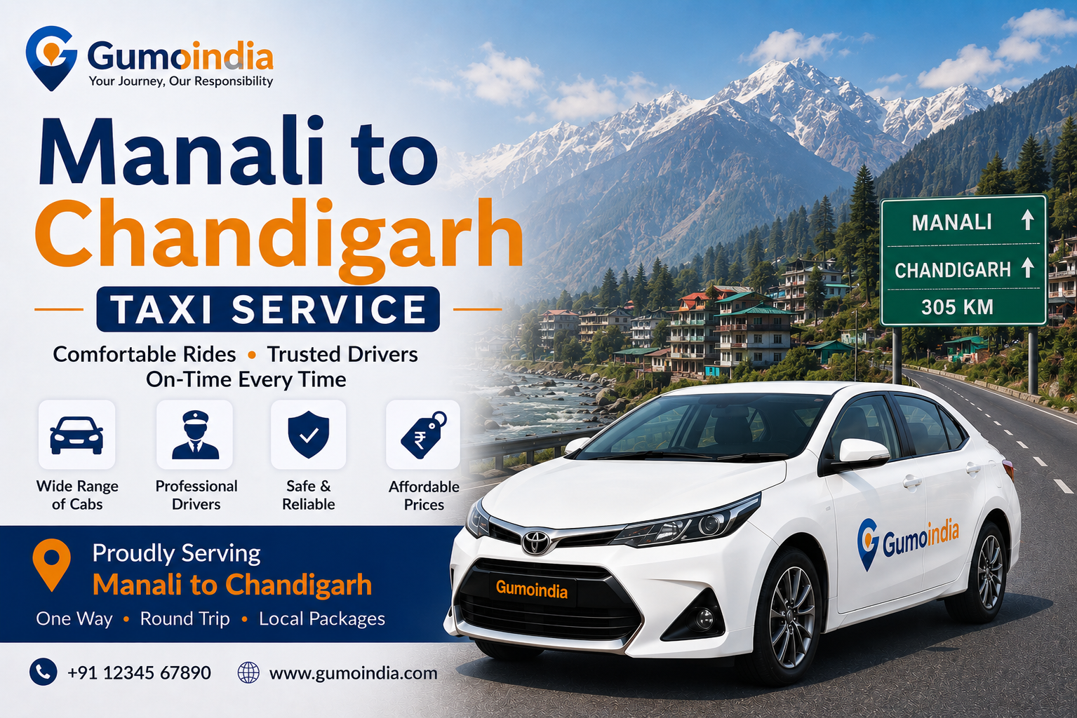 MANALI TO CHANDIGARH