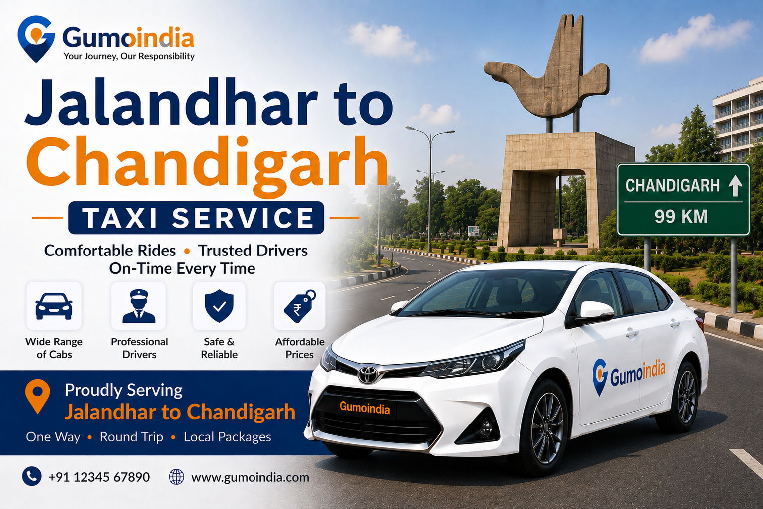 JALANDHAR TO CHANDIGARH