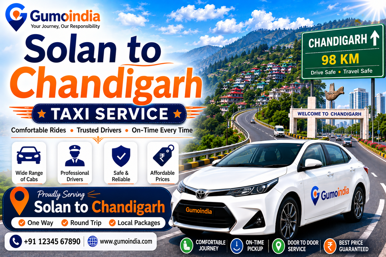 SOLAN TO CHANDIGARH