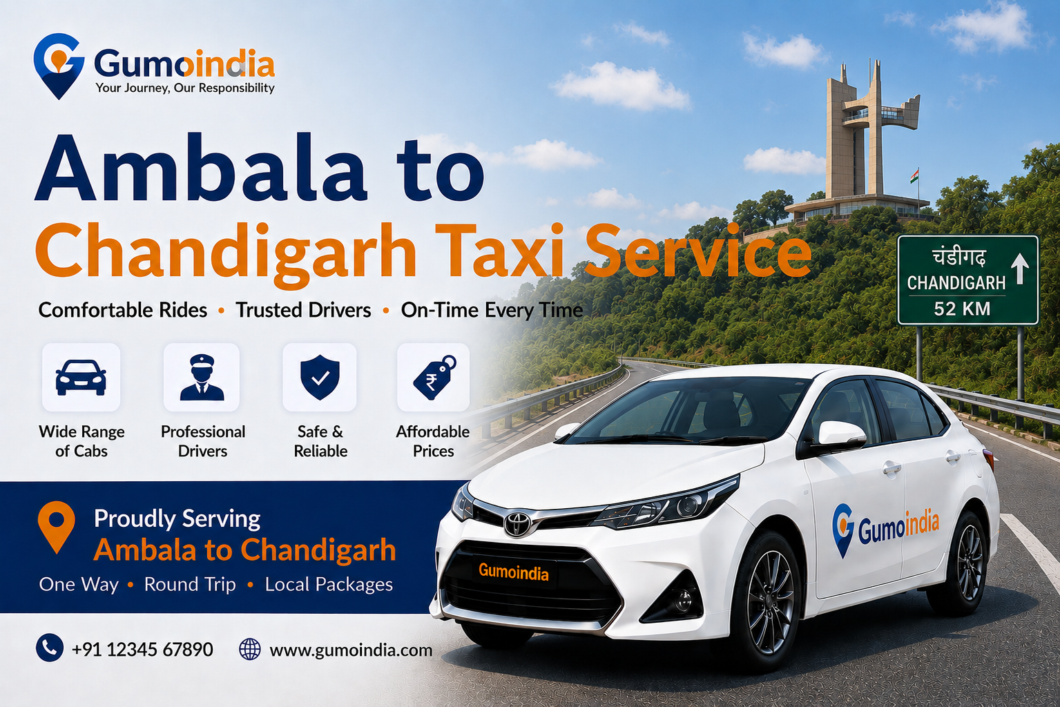 AMBALA TO CHANDIGARH