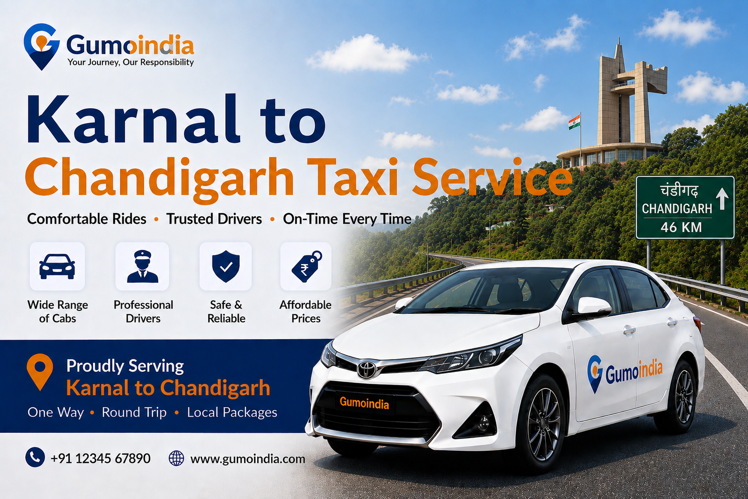 KARNAL TO CHANDIGARH