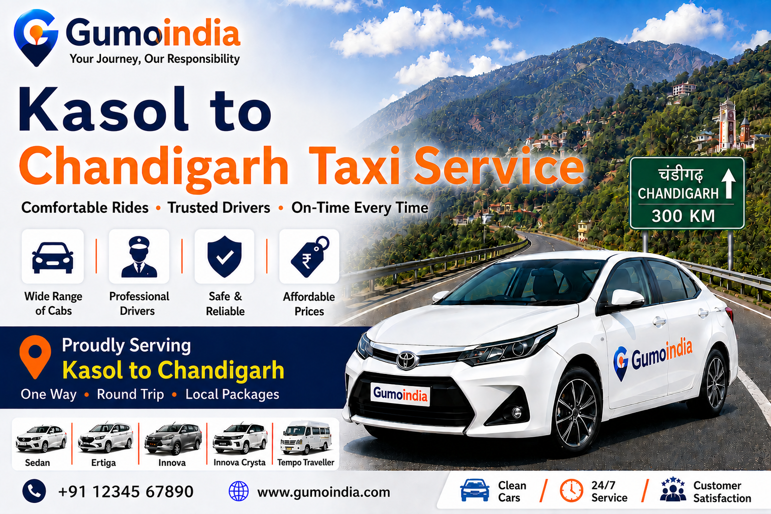 KASOL TO CHANDIGARH
